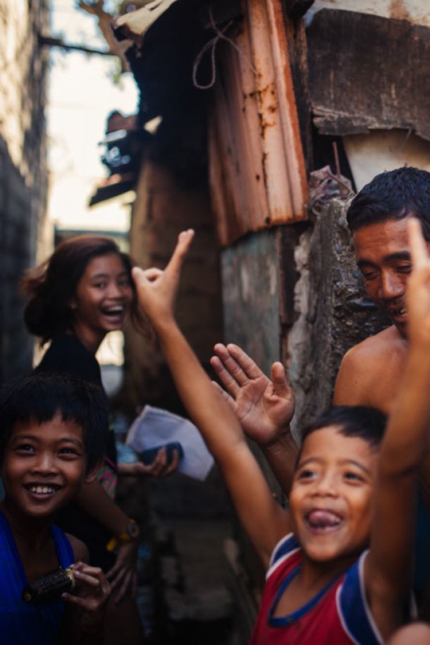 Reisefotografie Philippinen, fröhliche Kinder